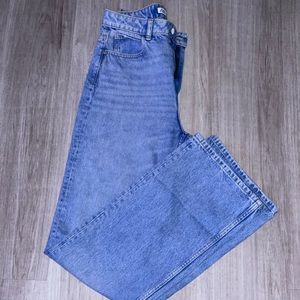 Zara high waisted denim pants